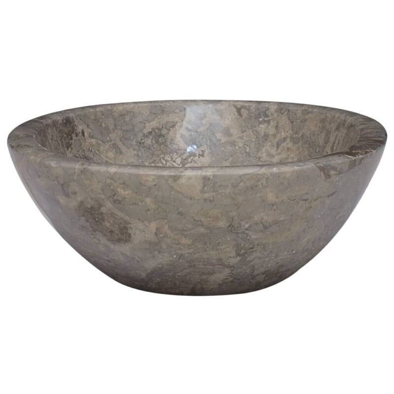 Pilkas marmurinis praustuvas 53x40x15 cm  modernus dizainas
