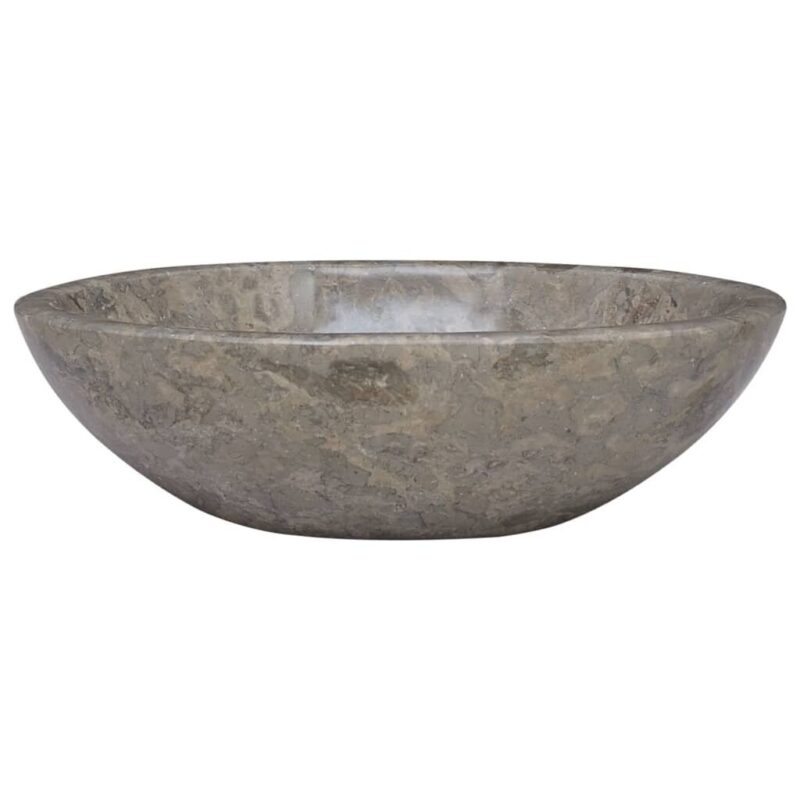Pilkas marmurinis praustuvas 53x40x15 cm  modernus dizainas