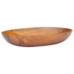 Tikmedžio medienos praustuvas 60x40x10 cm   patvarus ir stilingas