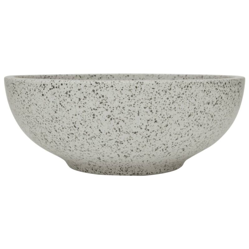Praustuvas ant stalviršio pilkas 41x14cm keramika apskritas