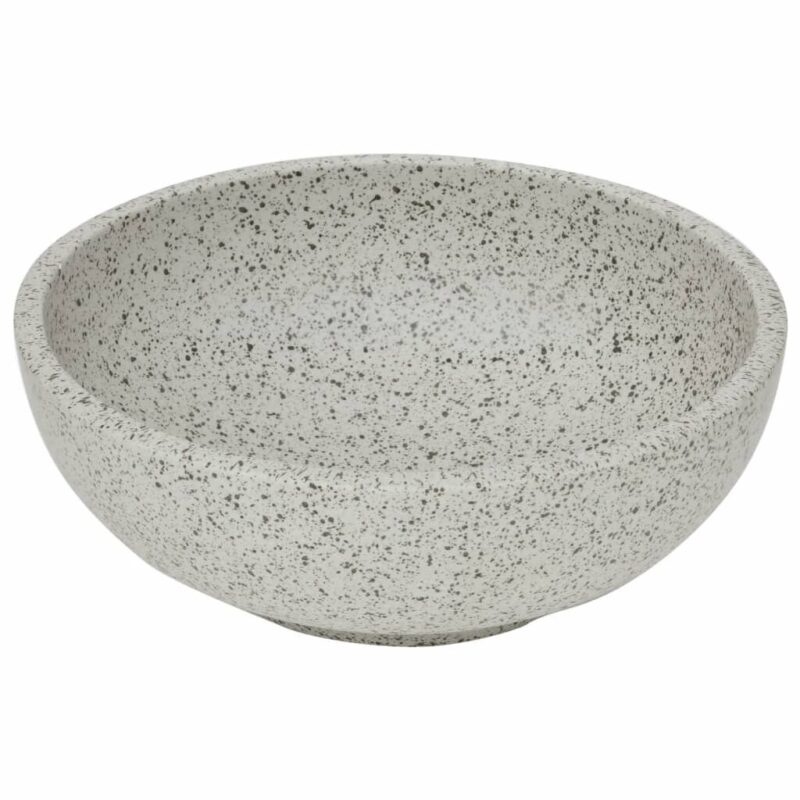 Praustuvas ant stalviršio pilkas 41x14cm keramika apskritas - Image 3