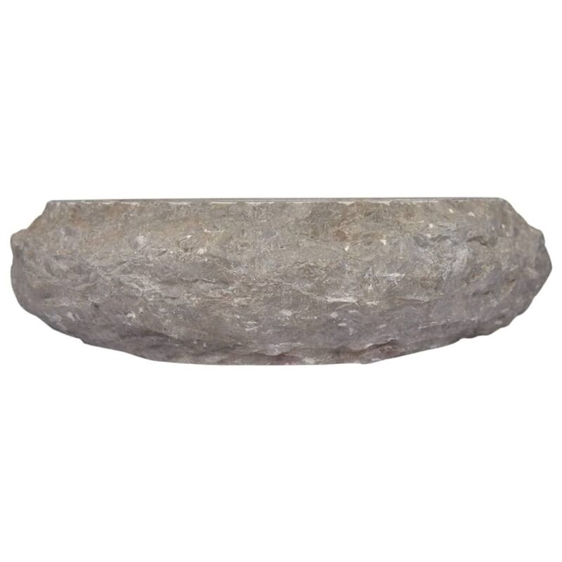 Pilkas marmurinis praustuvas 40x12 cm  tvirtas ir elegantiškas