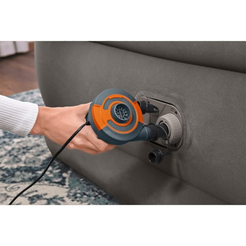 Pripučiama lova su pompa Bestway 203x152x46 cm pilka