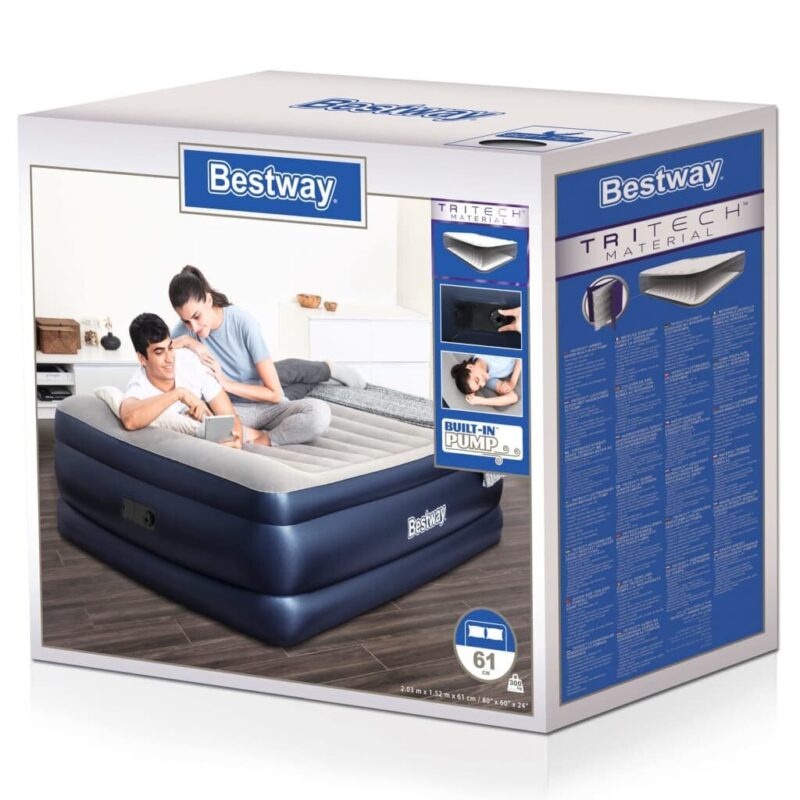 Pripučiamas čiužinys Bestway Tritech Queen 203x152x61 cm