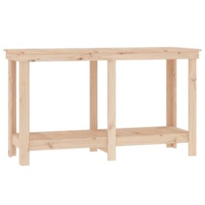 Pušies medienos darbastalis 140x50x80 cm  tvirtas ir erdvus