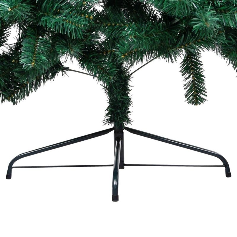 Pusinė kalėdinė eglutė su LED/žaisliukais, 210cm - Image 4