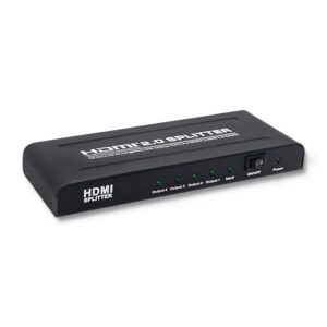 Qoltec HDMI skirstytuvas 1×4 v20  4K 8 kanalų garsas