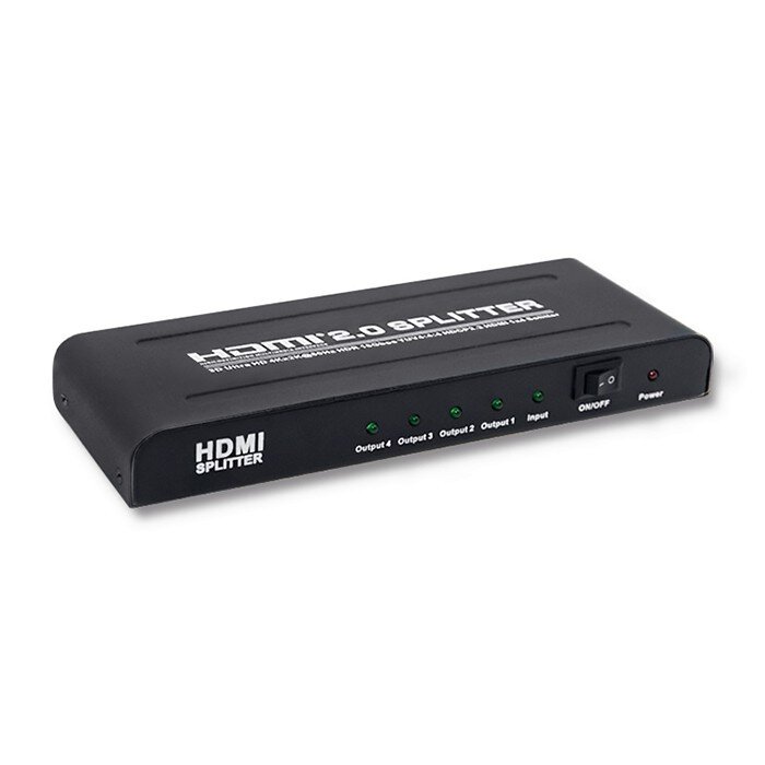 qoltechdmiskirstytuvas1x4v208628ereference  belsilt Qoltec HDMI skirstytuvas 1×4 v20  4K 8 kanalų garsas