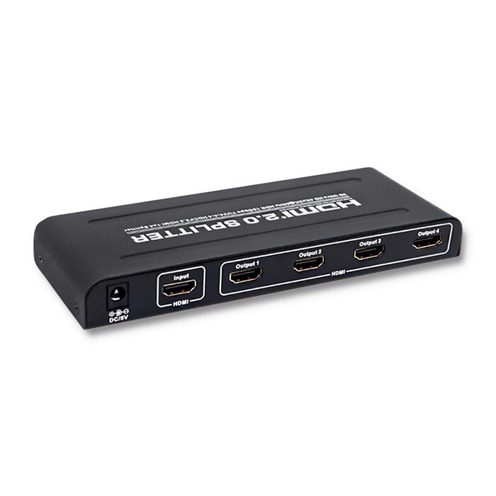 qoltechdmiskirstytuvas1x4v209d828kainareference  belsilt Qoltec HDMI skirstytuvas 1×4 v20  4K 8 kanalų garsas
