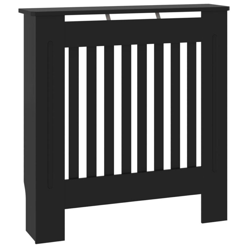 Radiatoriaus uždangalas, juodas, 78cm, MDF - Image 2