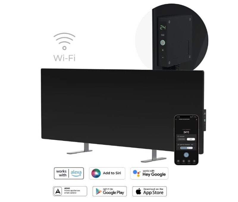 Radiatorius Aeno Premium Smart WIFI 700 W juodas - Image 5