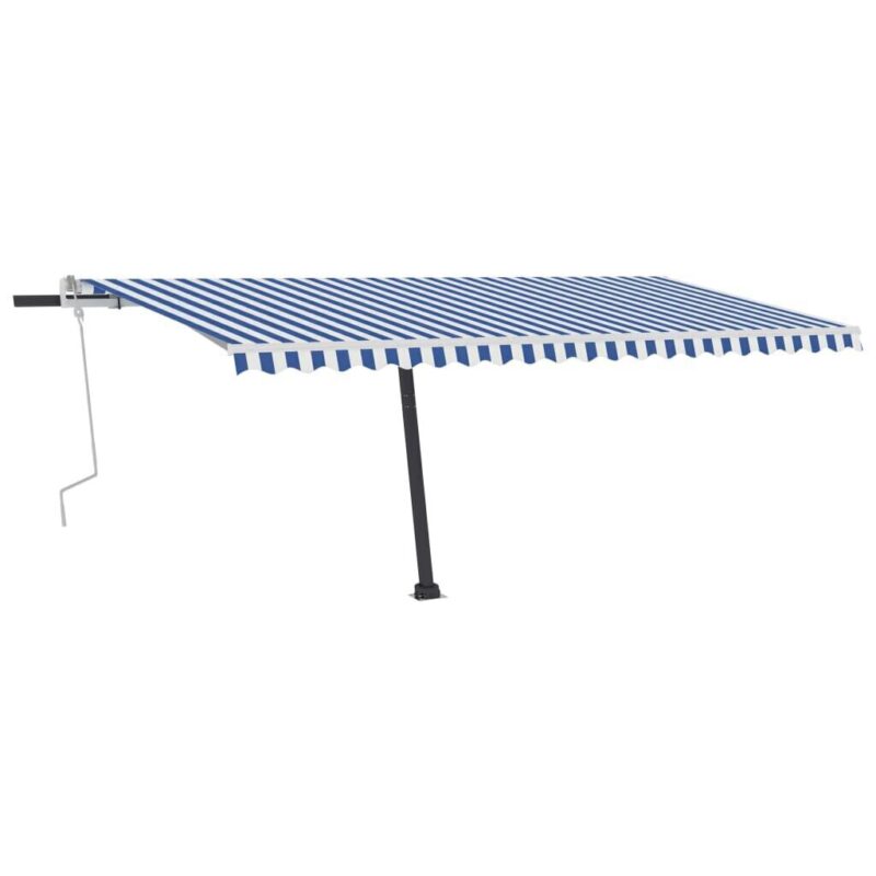 Rankiniu būdu ištraukiama markizė 500×300 cm mėlyna