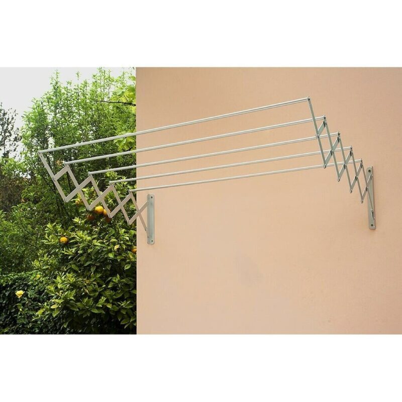 Retractabil sieninė drabužių džiovyklė, 100 x 70 x 23 cm