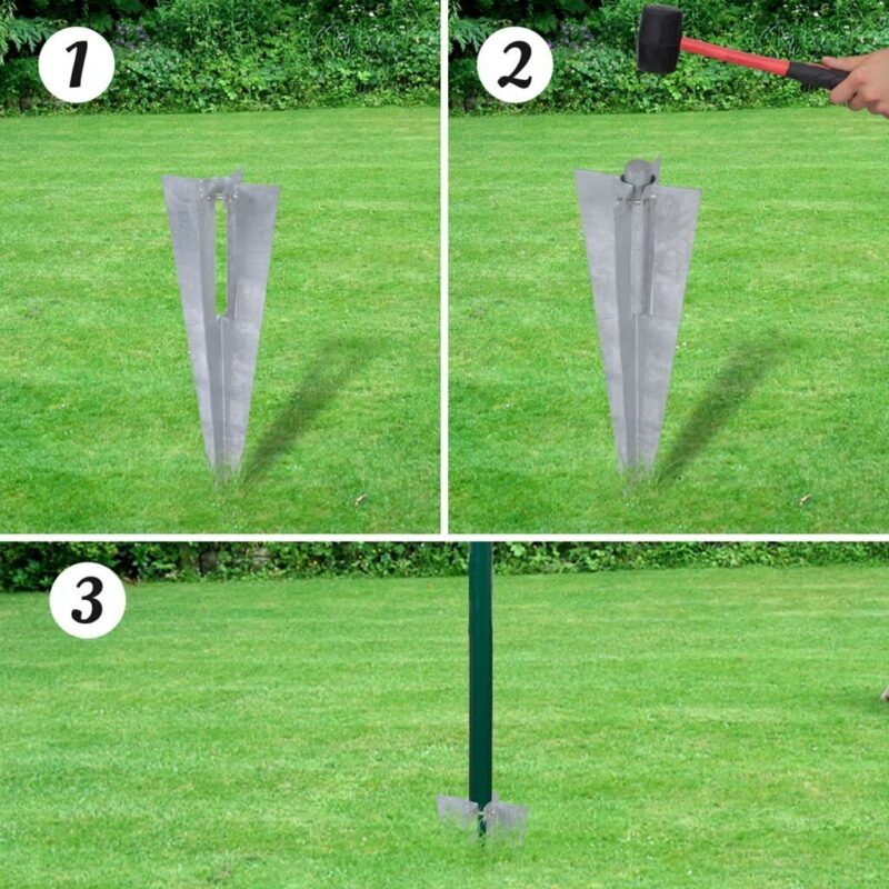 Euro tvora 25x15 m PVC dengta žalia  Belsilt
