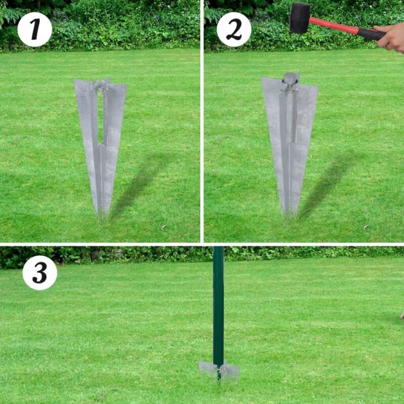 Euro tvora 25x15 m PVC dengta žalia  Belsilt