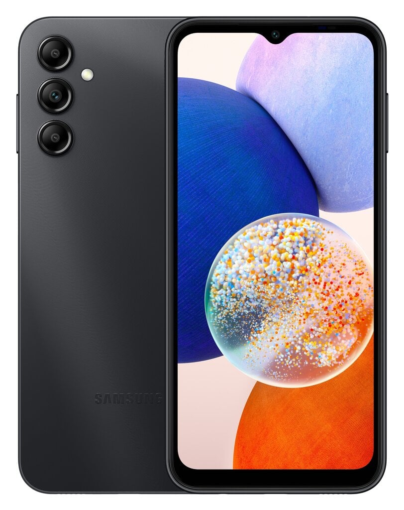 samsunggalaxya145gblack12813reference belsilt Samsung Galaxy A14 5G 4128GB Black Išmanusis telefonas