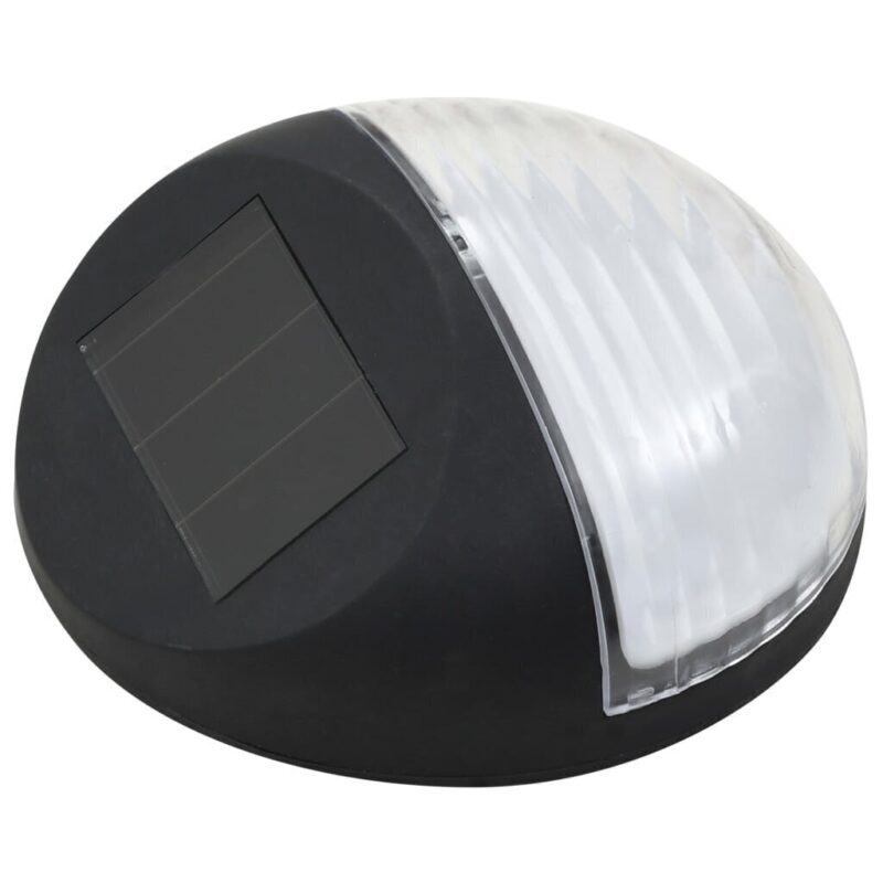 Sienininiai lauko LED šviestuvai, 24 vnt., juodi - Image 2