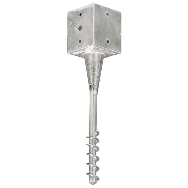 Smeigiami kuoliukai, 6vnt., sidabriniai, 12x12x56cm, plienas - Image 2