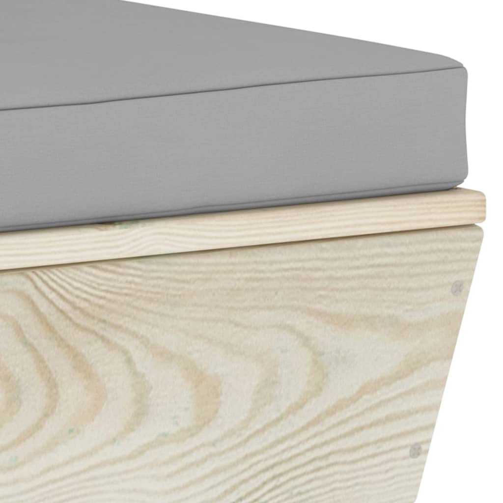 sodobaldukomplektasispaleciusupagalvelemisuzsakytireference belsilt Sodo baldų komplektas iš palečių su pagalvėlėmis 9 dalių pilkas