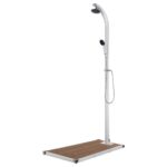 VidaXL sodo dušas 220 cm – atsparus lauko dušas belsi.lt