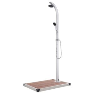 VidaXL 220 cm sodo lauko dušas su rankiniu dušu