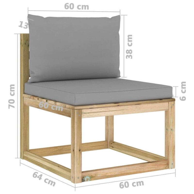 Sodo komplektas su pagalvėlėmis, 10 dalių, rudas, Ruda - Image 7