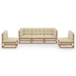 Sodo komplektas su pagalvėlėmis 5 dalių  tvirtas ir komfortiškas