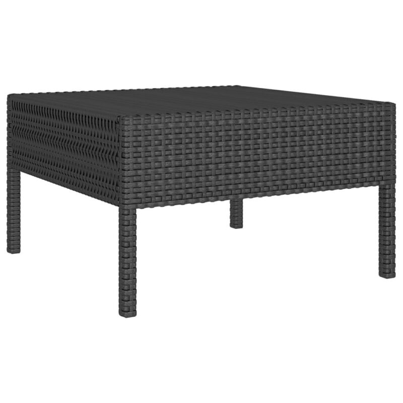 Sodo komplektas su pagalvėlėmis, 8 dalių, juodas, Juoda - Image 3