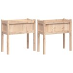 Sodo loveliai 2 vnt 70x31x70 cm  tvirti ir funkcionalūs