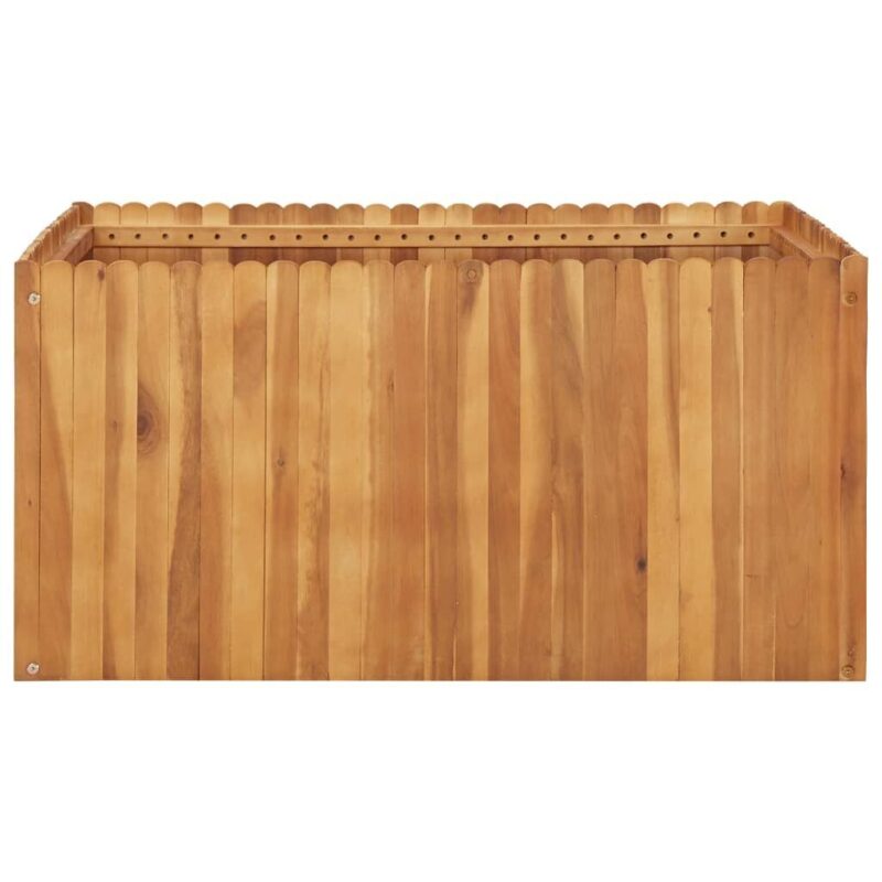 Aukštas sodo lovelis 100x100x50 cm iš akacijos medienos