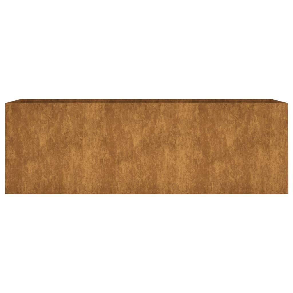 sodolovelis120x40x40cm076e4atsiliepimaireference belsilt Corten plieno sodo lovelis 120x40x40 cm ilgaamžis ir tvirtas