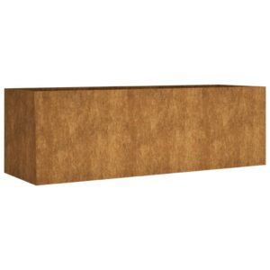Corten plieno sodo lovelis 120x40x40 cm ilgaamžis ir tvirtas