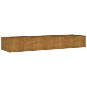 Sodo lovelis 280x80x40 cm iš Corten plieno  tvirtas ir ilgaamžis
