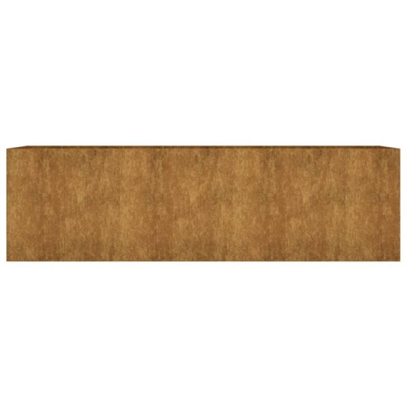 Sodo lovelis 280x80x80 cm iš Corten plieno  Belsilt