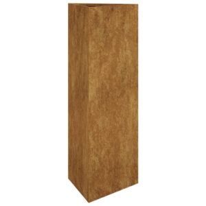 Sodo lovelis 30x26x75 cm iš Corten plieno  belsilt