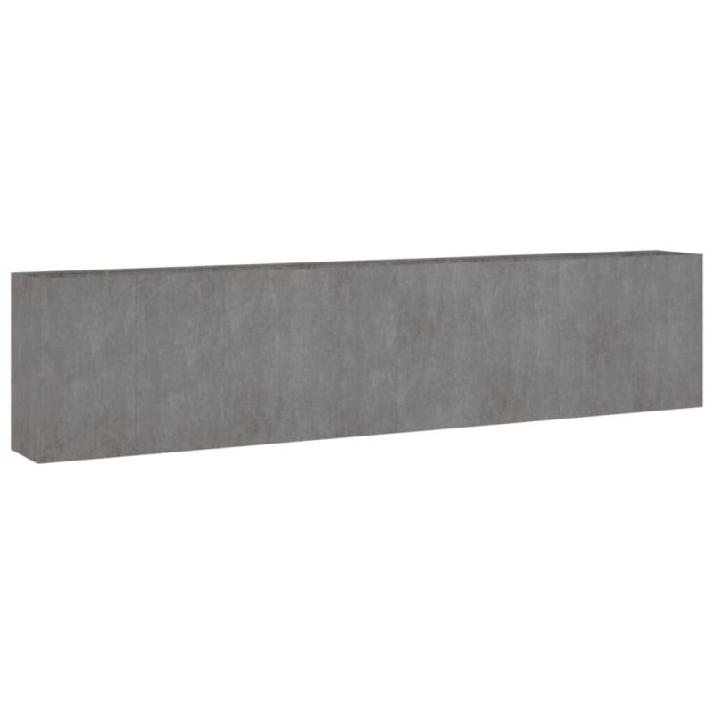 Sodo lovelis 360x40x80 cm iš Corten plieno  tvirtas ir ilgaamžis