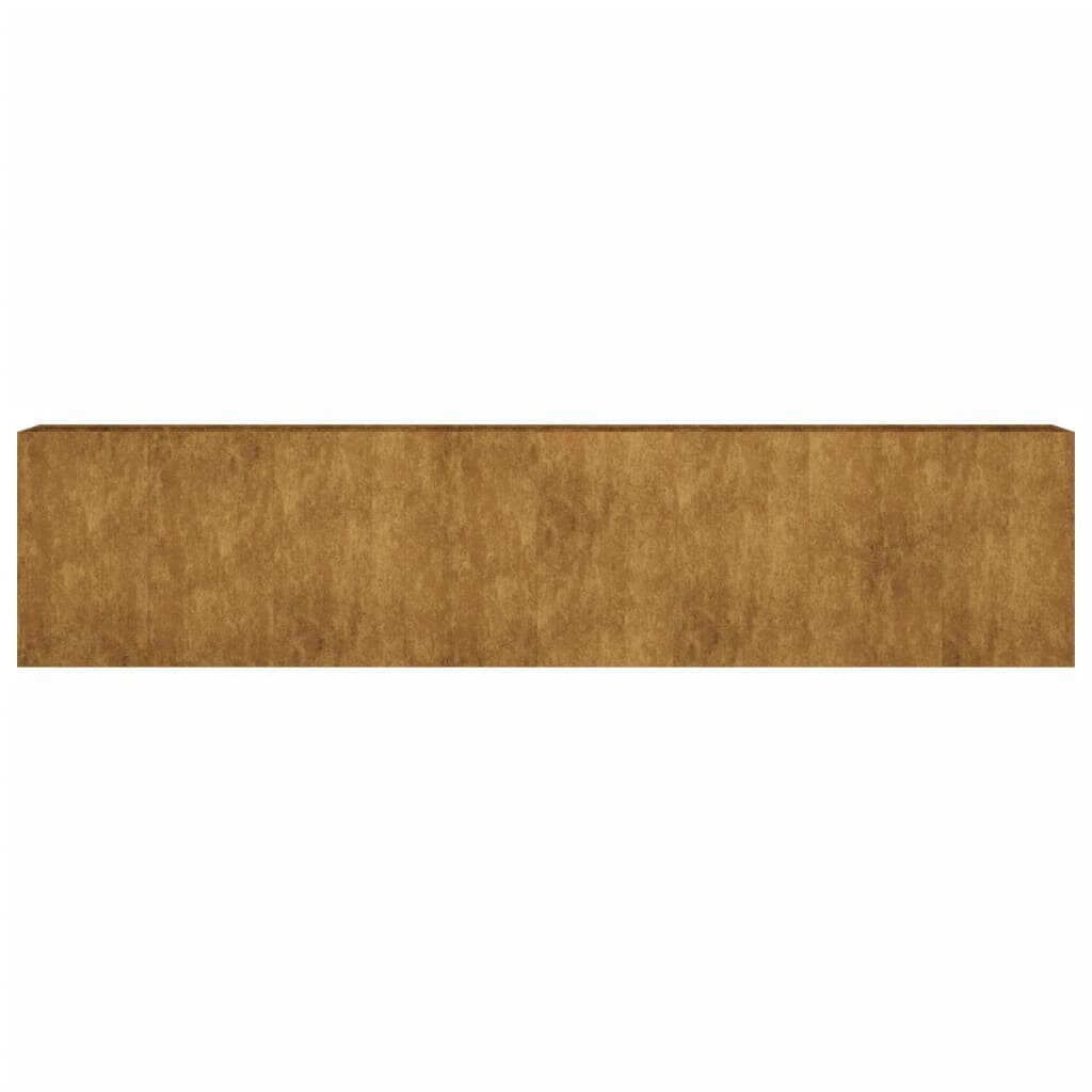sodolovelis360x40x80cmcc8ceatsiliepimaireference  belsilt Sodo lovelis 360x40x80 cm iš Corten plieno  tvirtas ir ilgaamžis
