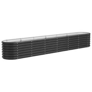 Sodo lovelis 36 cm  tvirtas plieninis sodinimo dėklas