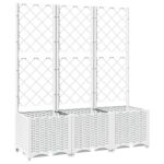 Sodo lovelis su treliažu 120x40x136cm  patogus augalų auginimas