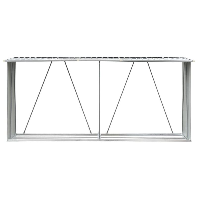 Sodo malkinė 330x84x152cm pilka  patvari ir tvirta