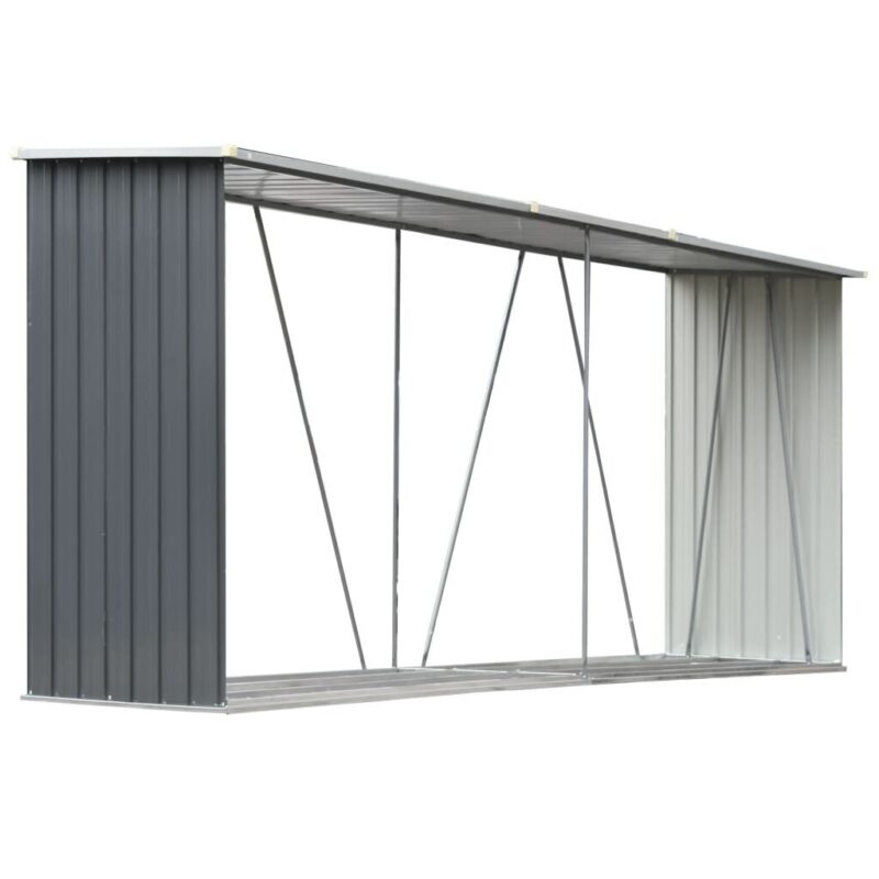 Sodo malkinė 330x84x152cm pilka  patvari ir tvirta