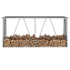 Sodo malkinė 330x84x152cm pilka  patvari ir tvirta