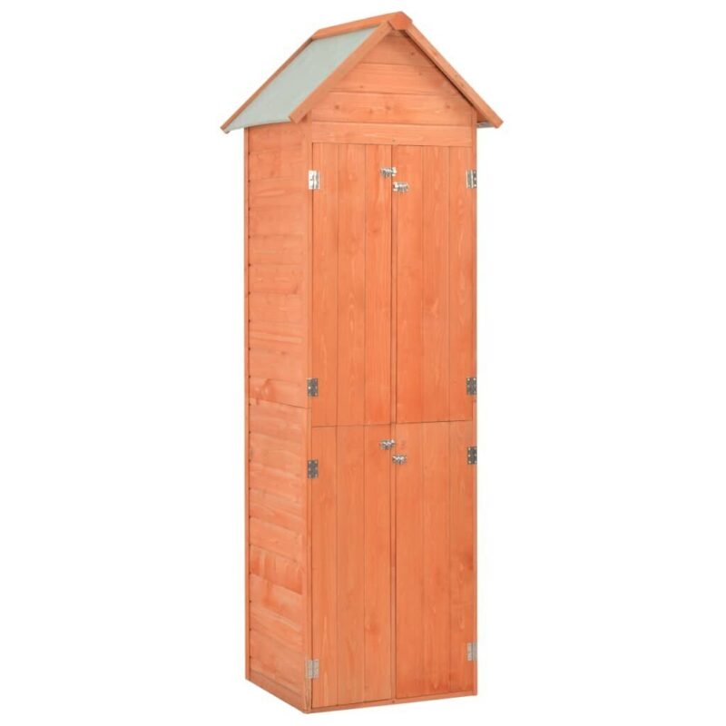 Sodo pašiūrė daiktams 71x60x213 cm ruda  ilgaamžė apsauga