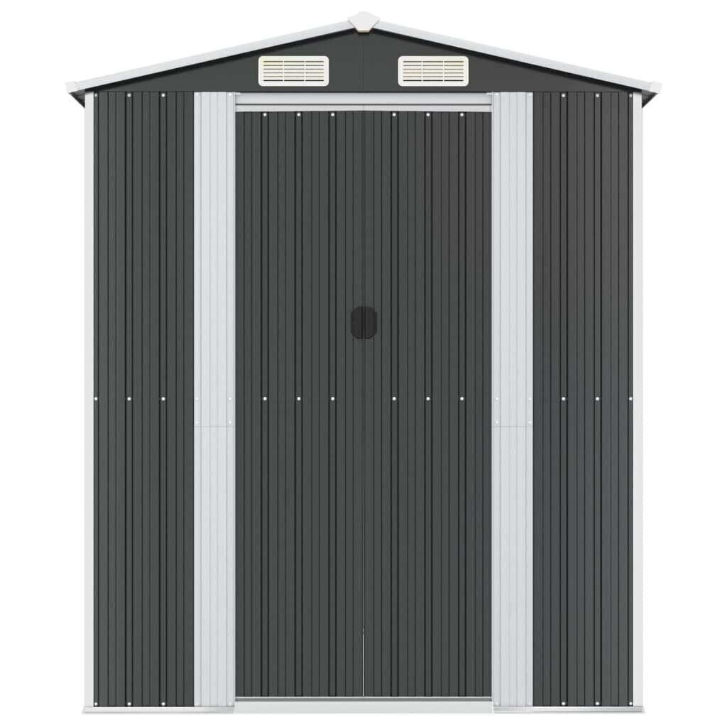 sodopasiuregalvanizuotasplienas192x191x223cmantracitospalva927f9kainareference  belsilt Galvanizuoto plieno sodo pašiūrė 192x191x223cm antracitas