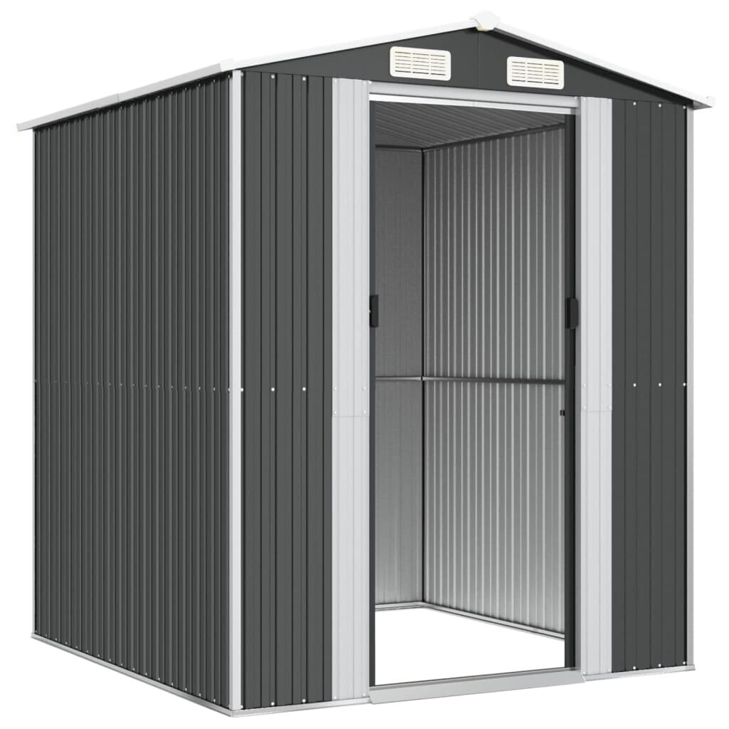 sodopasiuregalvanizuotasplienas192x191x223cmantracitospalvae0292internetureference  belsilt Galvanizuoto plieno sodo pašiūrė 192x191x223cm antracitas