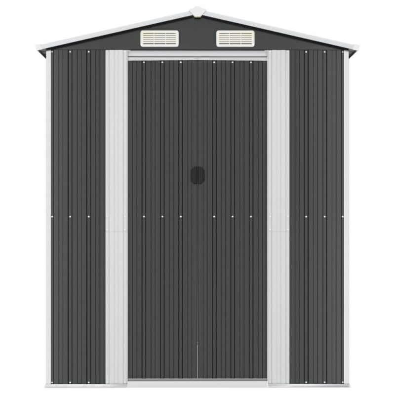 Sodo pašiūrė įrankiams vidaXL 192x1021x223cm pilka