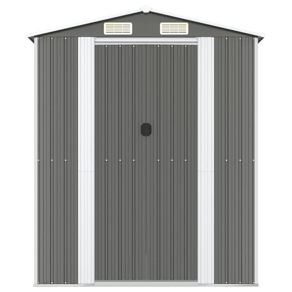 sodopasiureplienas192x191x223cmsviesiaipilkacopyd8ebereference  belsilt Sodo pašiūrė plieninė 192x191x223cm šviesiai pilka  patvari saugykla