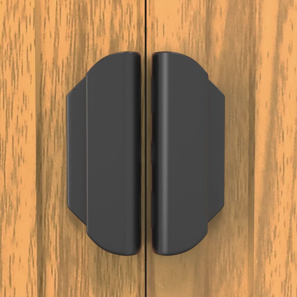 sodopasiurevidaxl192x523x223cmruda61db5kainareference belsilt Sodo pašiūrė vidaXL 192x523x223cm patvari vieta įrankiams