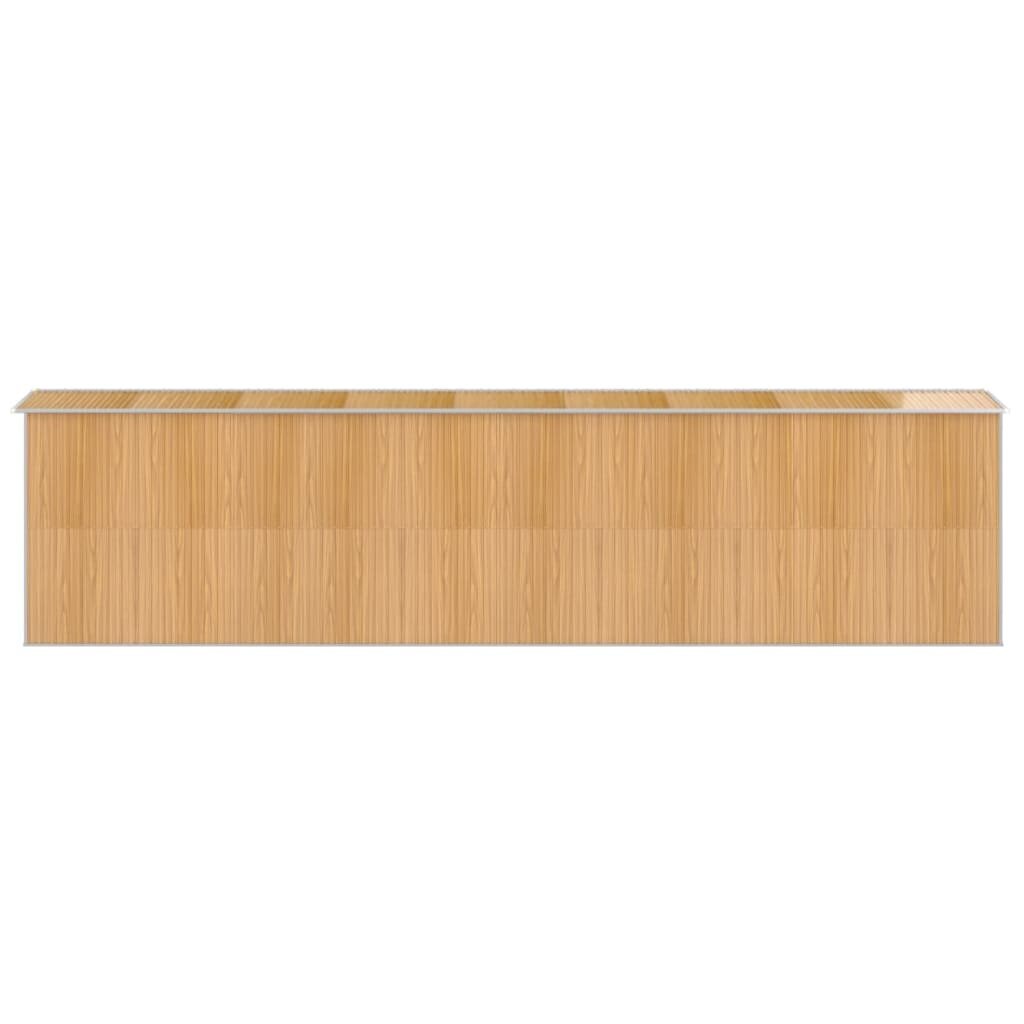 sodopasiurevidaxl192x772x223cmrudafb973internetureference  belsilt vidaXL sodo pašiūrė 192x772x223 cm ruda  tvirta ir erdvi