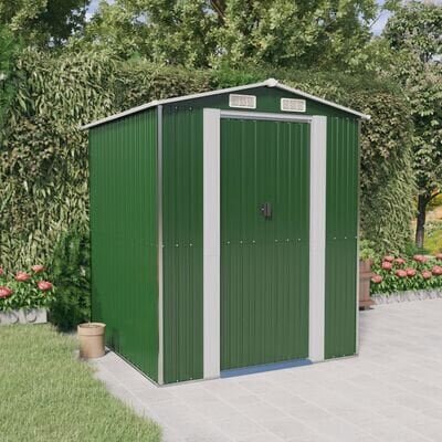 sodopasiurezalia192x191x223cmgalvanizuotasplienas57b98atsiliepimaireference  belsilt Galvanizuoto plieno sodo pašiūrė 192x191x223cm žalia